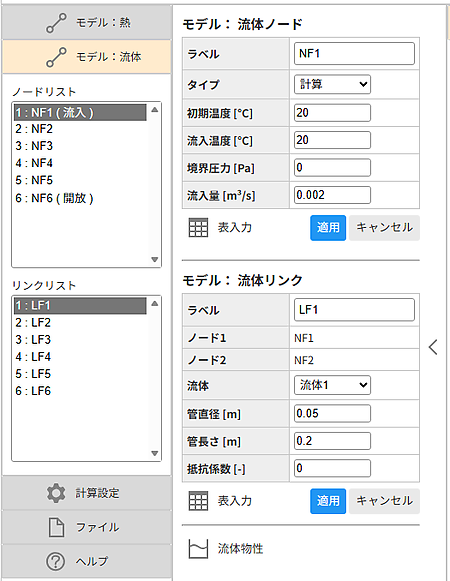 CATTHMモデル流体